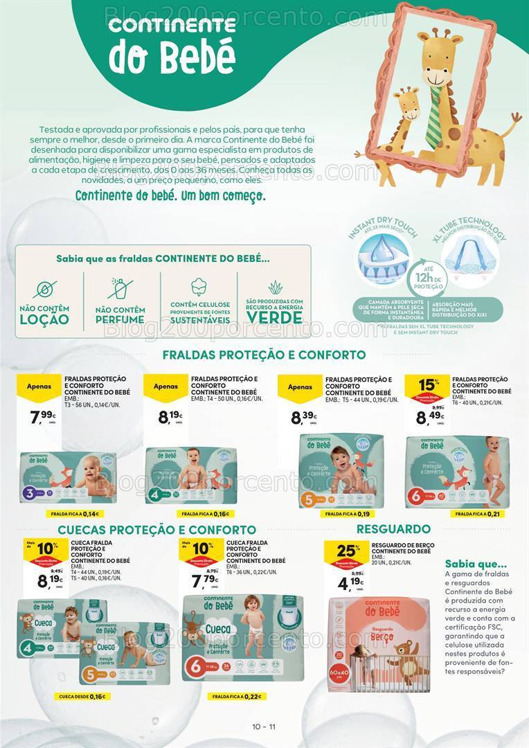 Antevisão Folheto CONTINENTE Açores Bebé Promoções de 16 a 29 janeiro