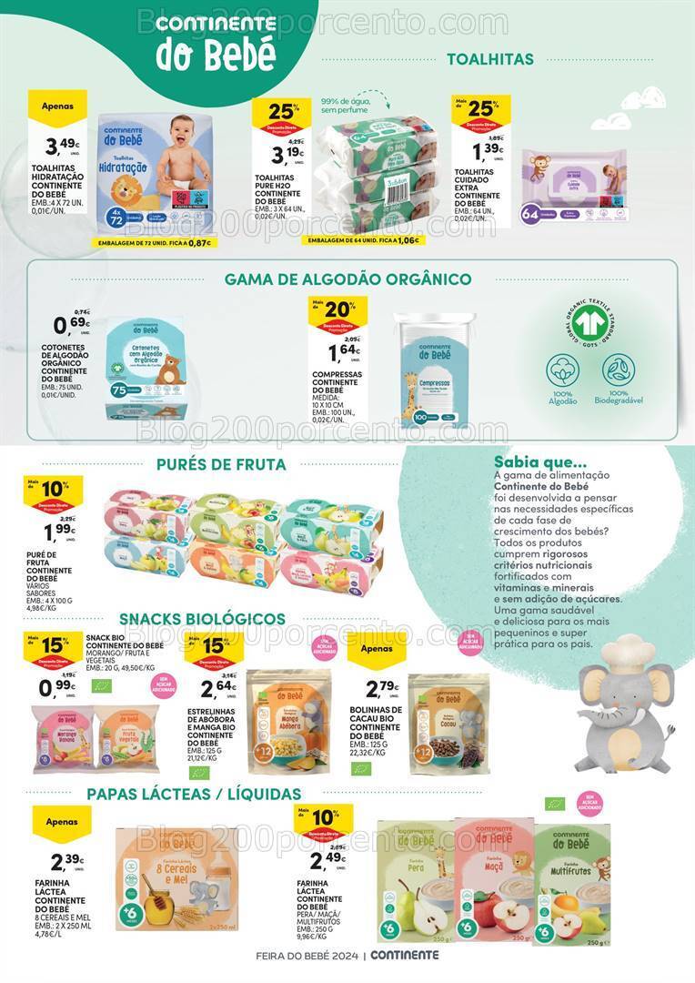 Antevisão Folheto CONTINENTE Açores Bebé Promoções de 16 a 29 janeiro