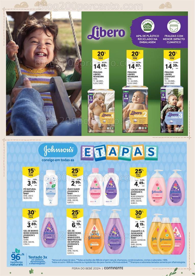 Antevisão Folheto CONTINENTE Açores Bebé Promoções de 16 a 29 janeiro