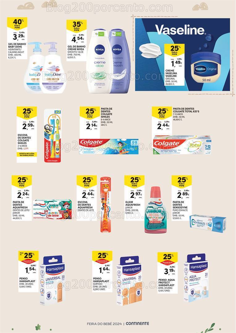 Antevisão Folheto CONTINENTE Açores Bebé Promoções de 16 a 29 janeiro