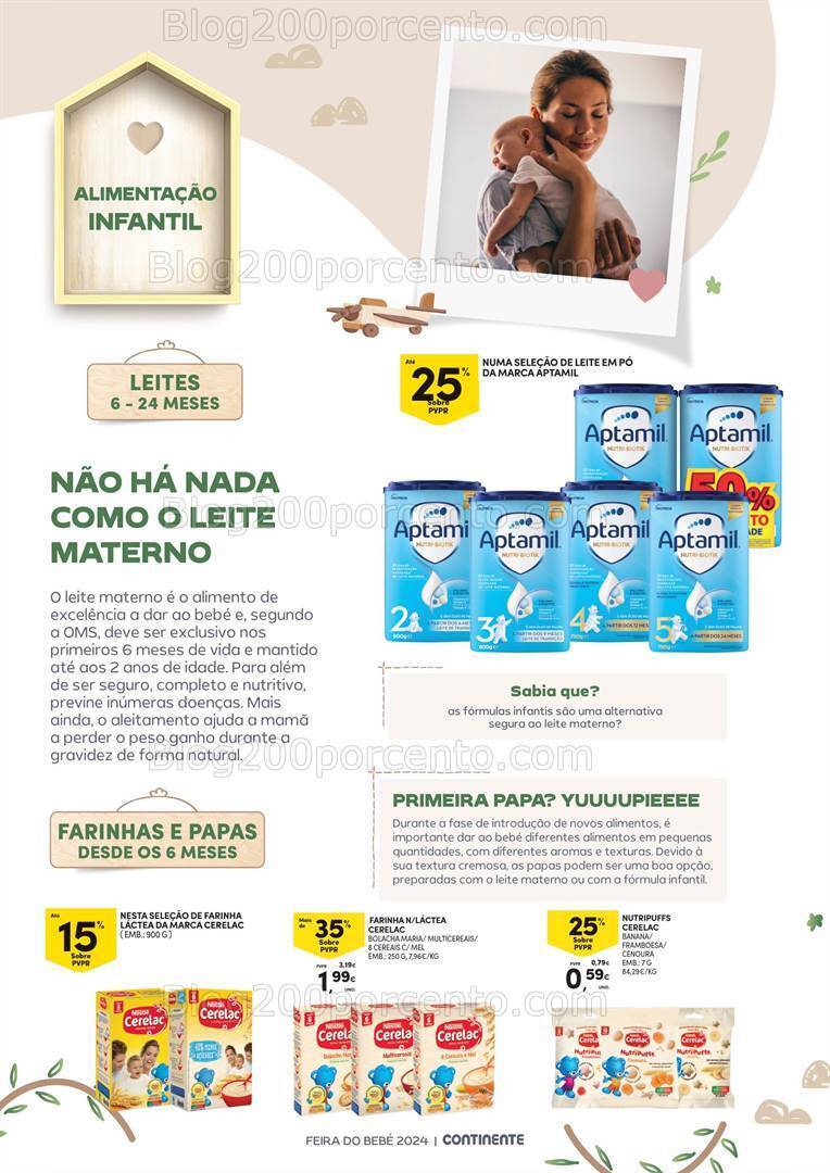 Antevisão Folheto CONTINENTE Açores Bebé Promoções de 16 a 29 janeiro