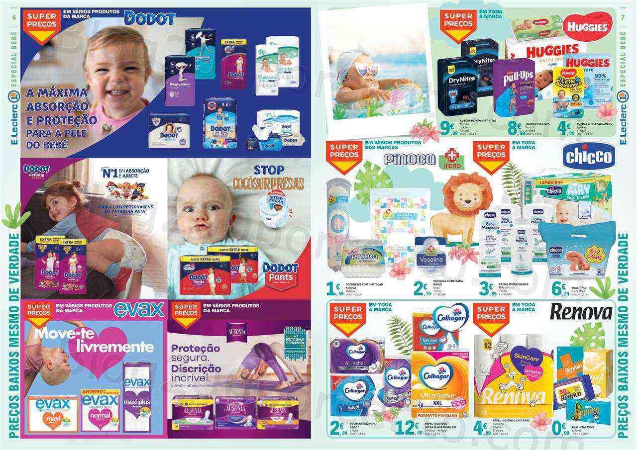 Antevisão Folheto E-LECLERC Bebé Verão Promoções de 30 maio a 11 junho