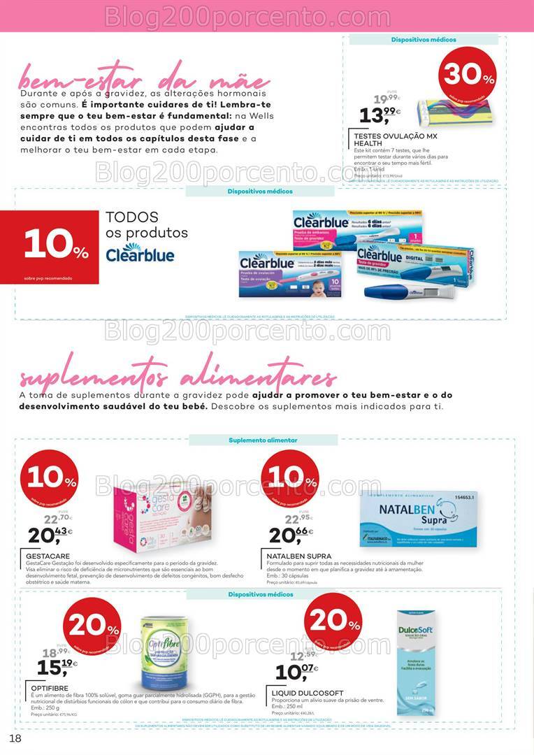 Antevisão Folheto WELLS Bebé e Mamã 20 agosto a 23 setembro