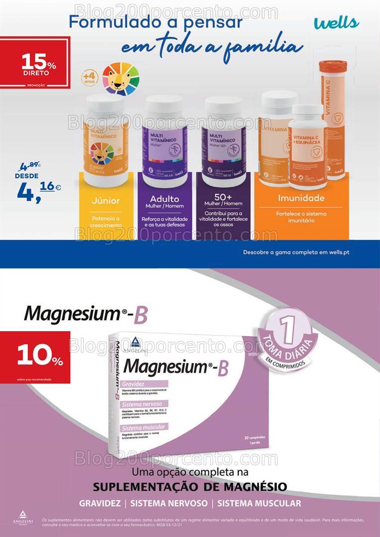 Antevisão Folheto WELLS Bebé e Mamã 20 agosto a 23 setembro