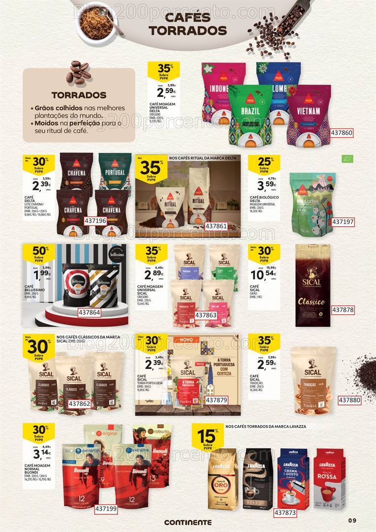 Antevisão Folheto CONTINENTE Especial Bebidas Quentes Promoções de 10 a 29 outubro