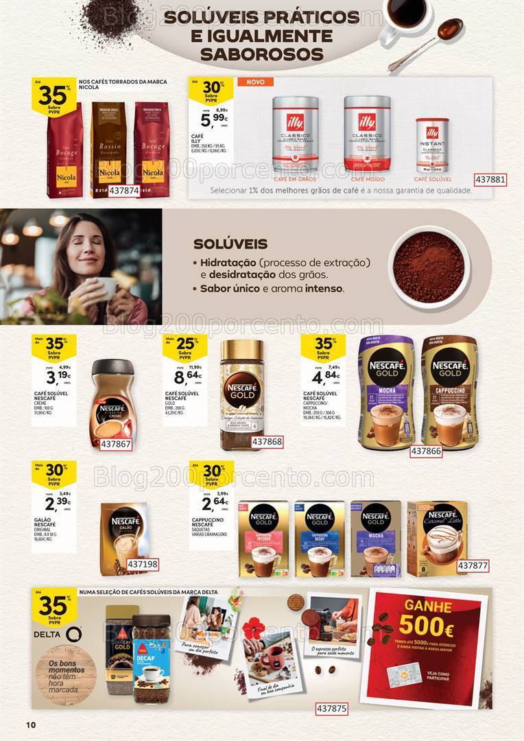 Antevisão Folheto CONTINENTE Especial Bebidas Quentes Promoções de 10 a 29 outubro