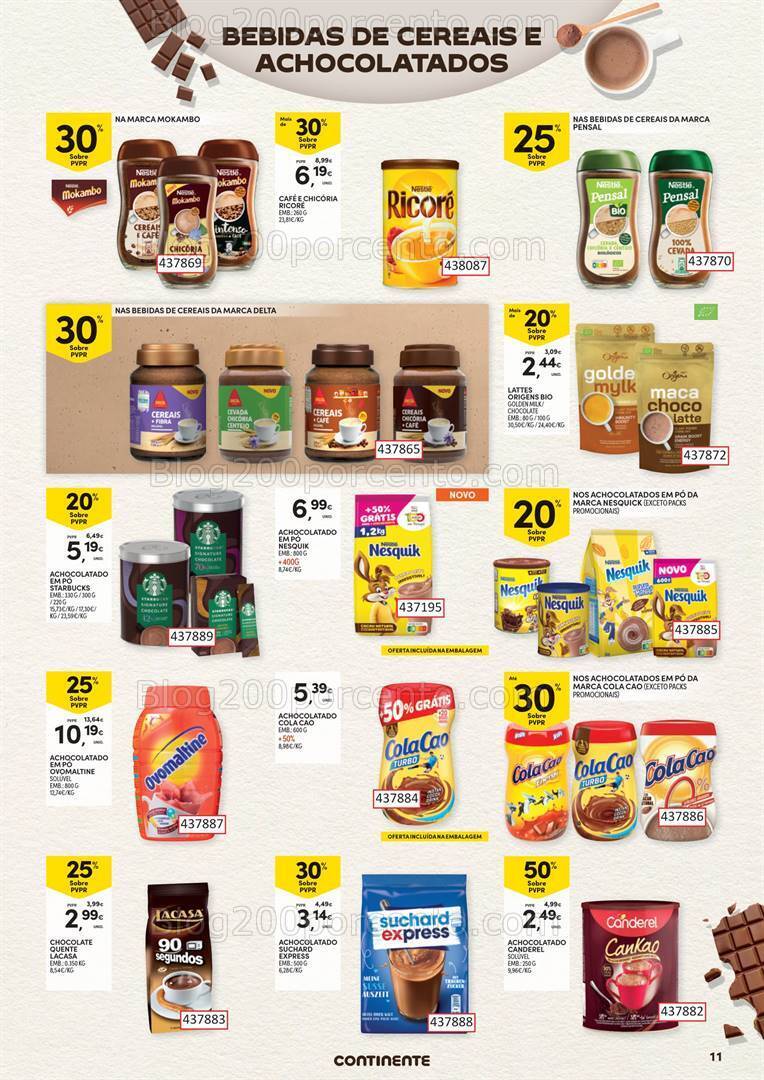 Antevisão Folheto CONTINENTE Especial Bebidas Quentes Promoções de 10 a 29 outubro