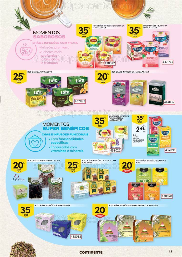 Antevisão Folheto CONTINENTE Especial Bebidas Quentes Promoções de 10 a 29 outubro