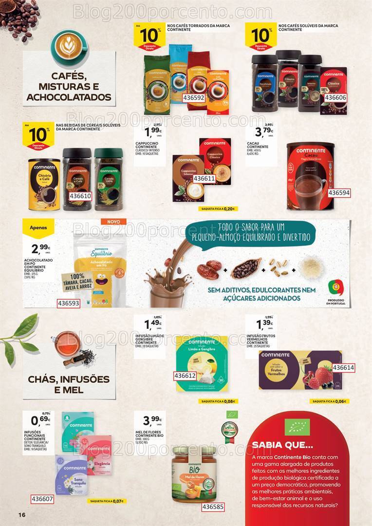 Antevisão Folheto CONTINENTE Especial Bebidas Quentes Promoções de 10 a 29 outubro