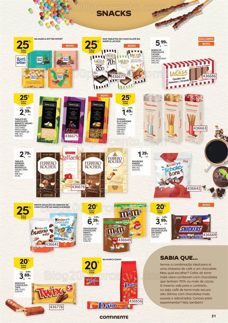 Antevisão Folheto CONTINENTE Especial Bebidas Quentes Promoções de 10 a 29 outubro