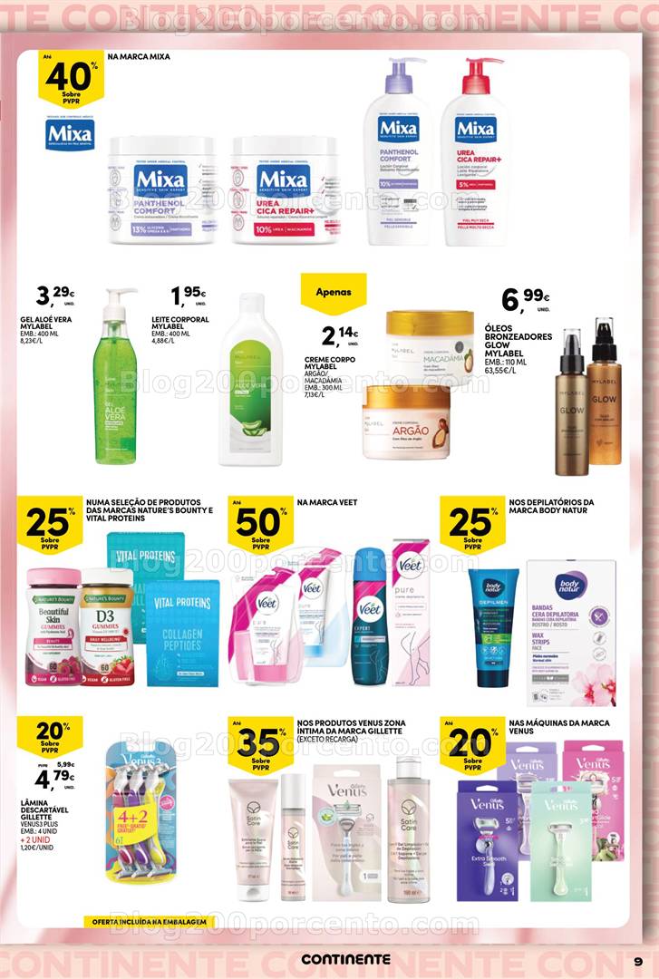 Antevisão Folheto CONTINENTE Beleza Verão Promoções de 6 a 18 maio