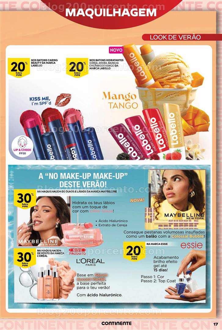 Antevisão Folheto CONTINENTE Beleza Verão Promoções de 6 a 18 maio