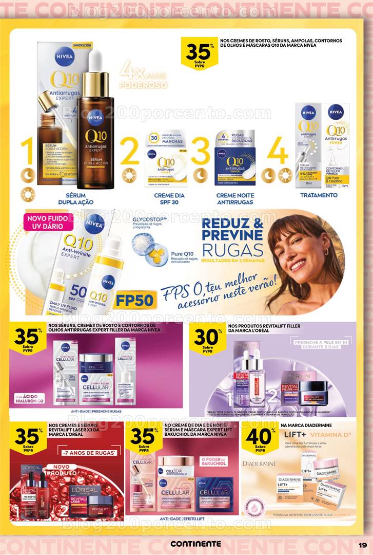 Antevisão Folheto CONTINENTE Beleza Verão Promoções de 6 a 18 maio