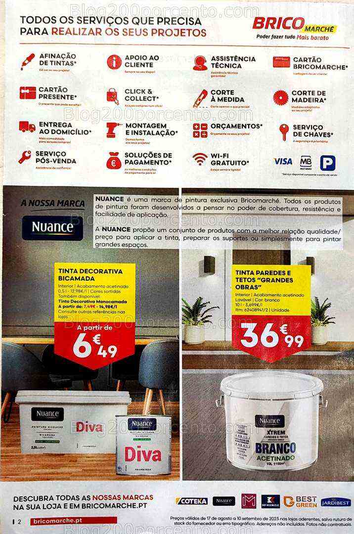 Antevisão Folheto BRICOMARCHÉ Promoções de 17 agosto a 10 setembro
