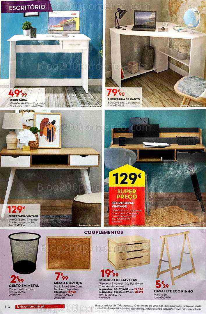 Antevisão Folheto BRICOMARCHÉ Promoções de 17 agosto a 10 setembro