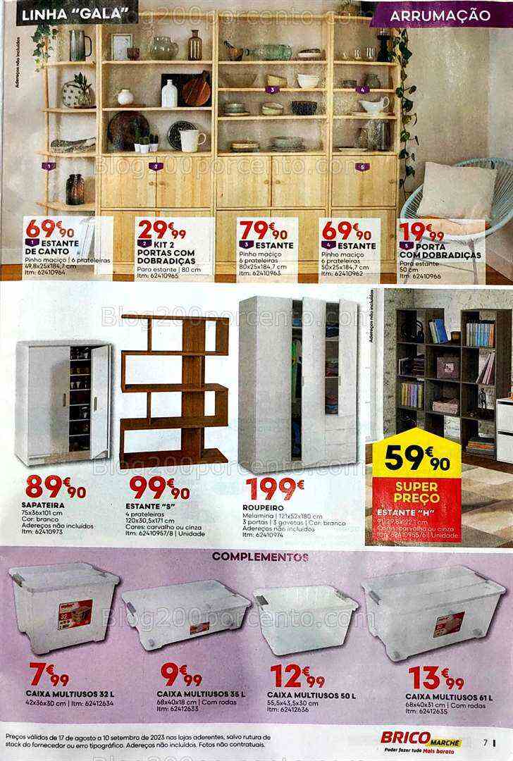 Antevisão Folheto BRICOMARCHÉ Promoções de 17 agosto a 10 setembro