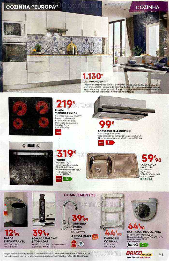 Antevisão Folheto BRICOMARCHÉ Promoções de 17 agosto a 10 setembro