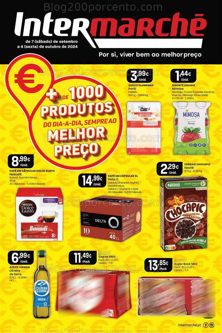 Antevisão Folheto INTERMARCHÉ Especial Preços Mais Baixos - 7 setembro a 4 outubro