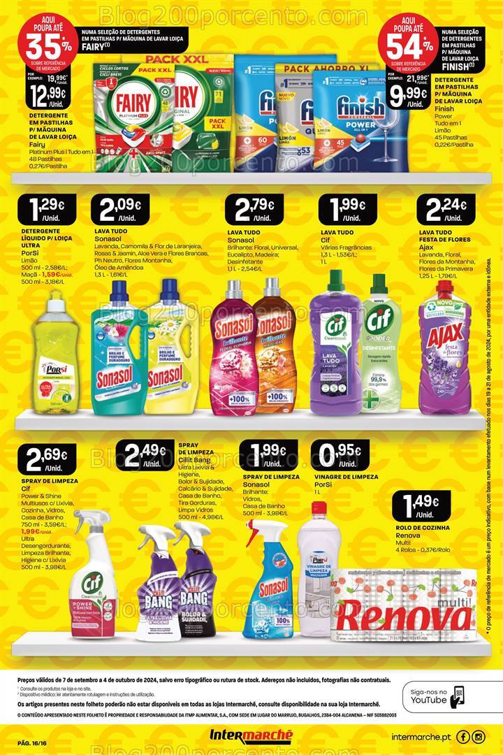 Antevisão Folheto INTERMARCHÉ Especial Preços Mais Baixos - 7 setembro a 4 outubro