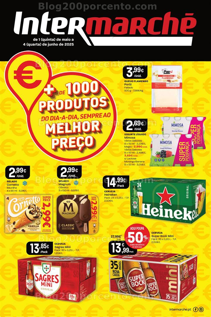 Antevisão Folheto INTERMARCHÉ Especial Poupança 1 de maio a 4 de junho
