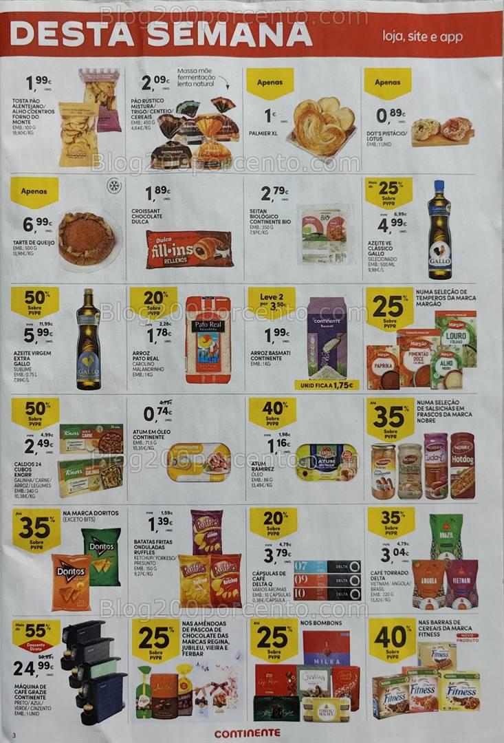 Antevisão Folheto CONTINENTE Promoções Fim de Semana - 14 a 17 março