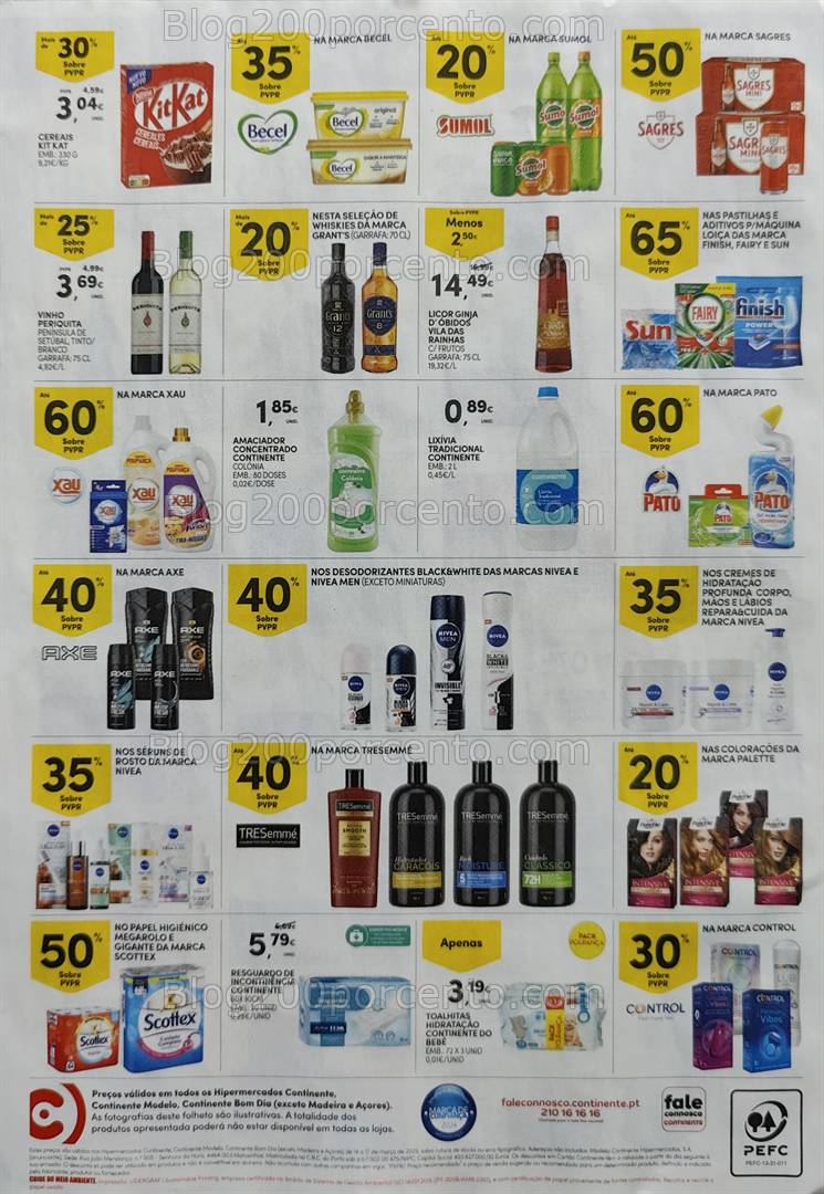 Antevisão Folheto CONTINENTE Promoções Fim de Semana - 14 a 17 março