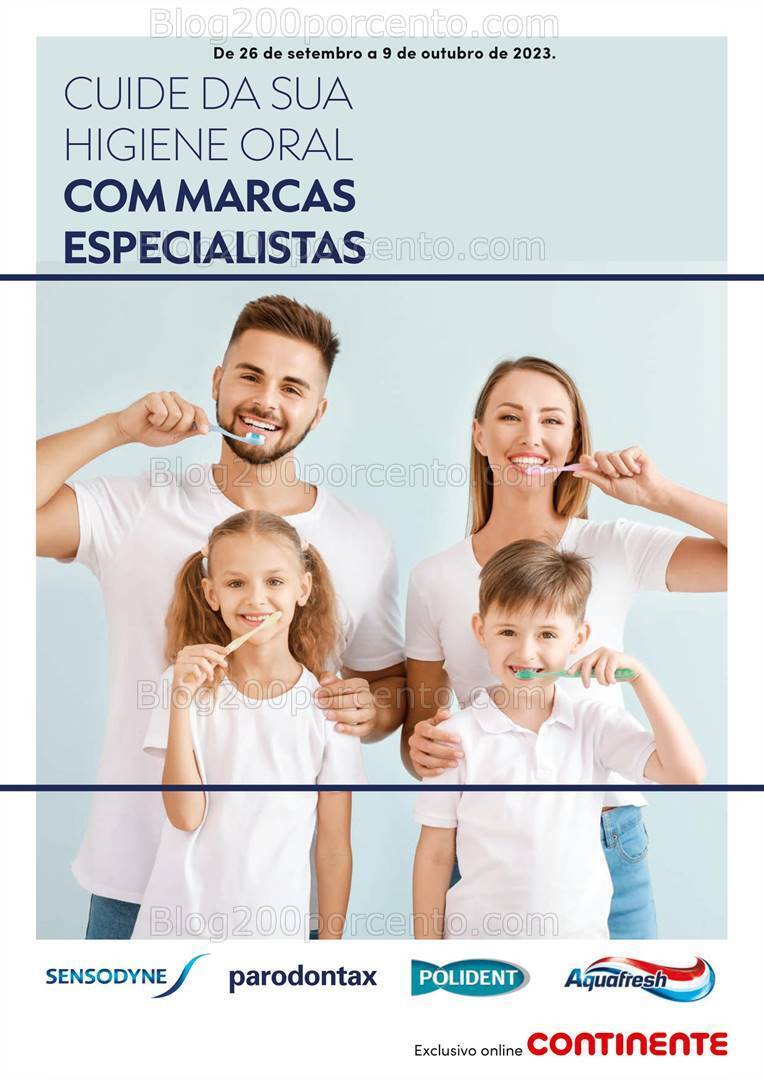 Antevisão Folheto CONTINENTE Extra Higiene Oral Promoções de 26 setembro a 9 outubro