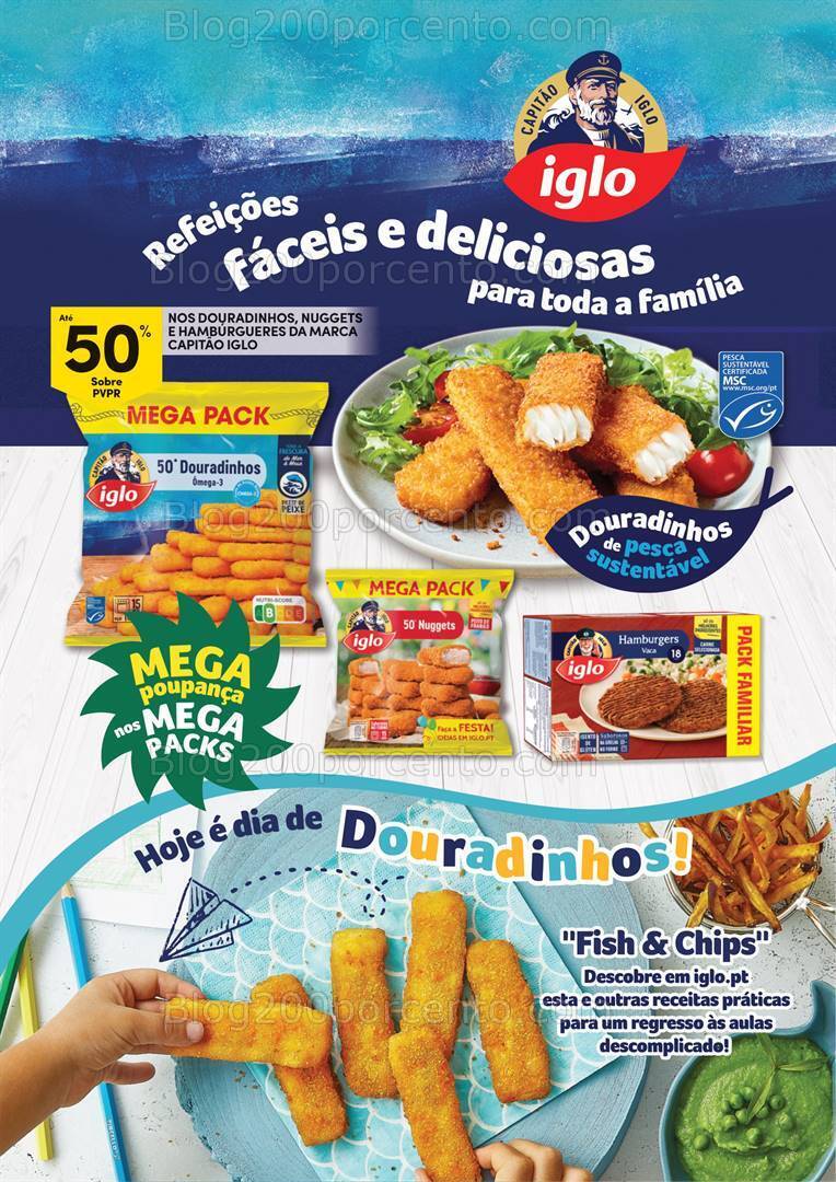 Antevisão Folheto CONTINENTE Especial Iglo Promoções de 5 a 11 setembro