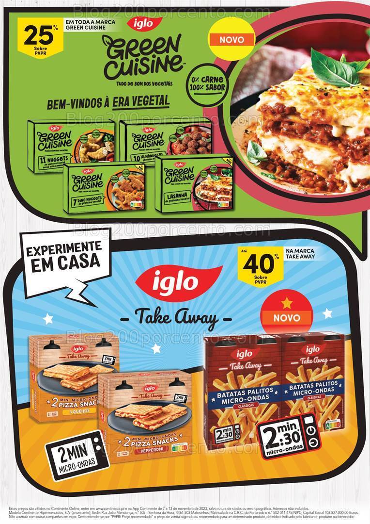 Antevisão Folheto CONTINENTE Extra Promoções de 7 a 13 novembro