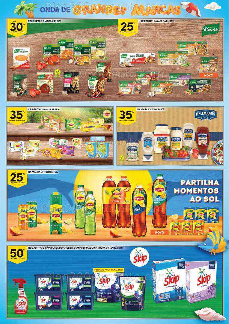 Antevisão Folheto CONTINENTE Grandes Marcas Promoções de 25 a 31 julho