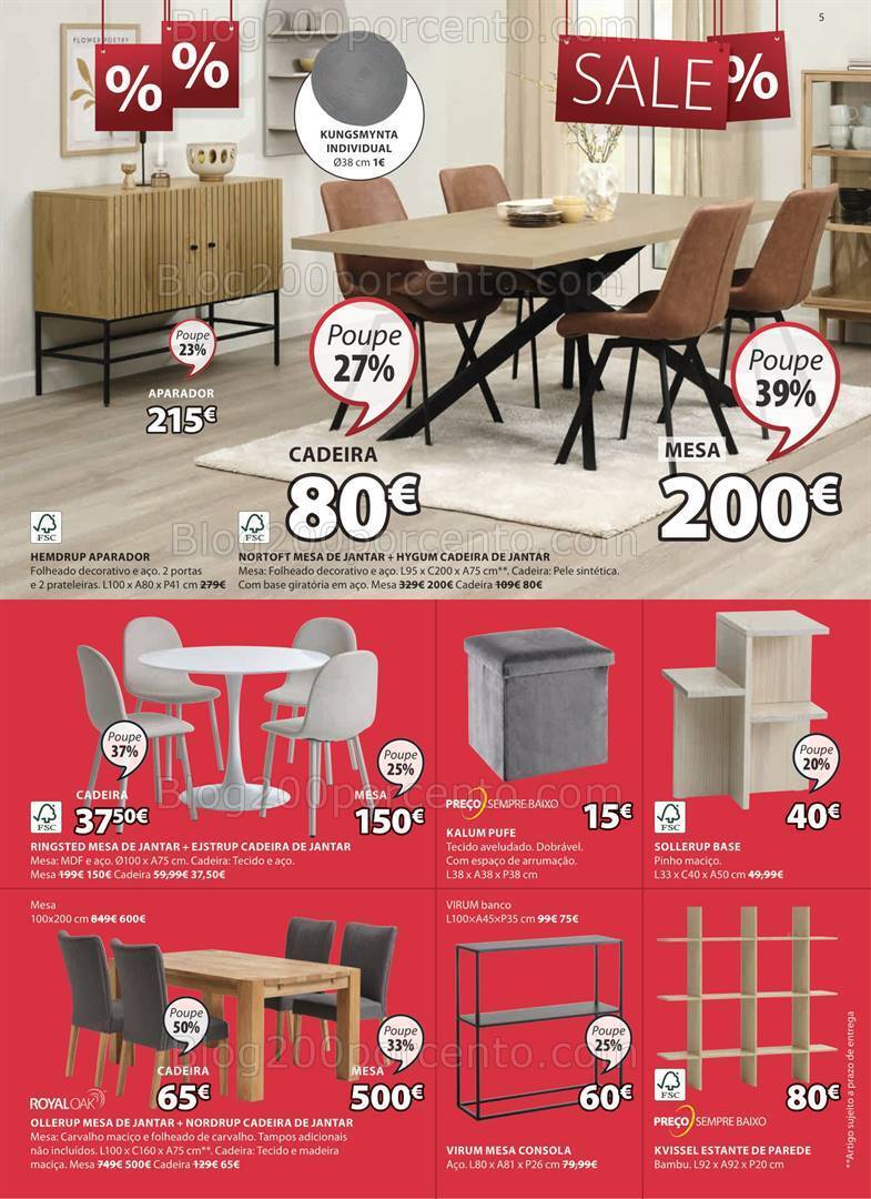 Antevisão Folheto JYSK Promoções de 4 a 31 janeiro