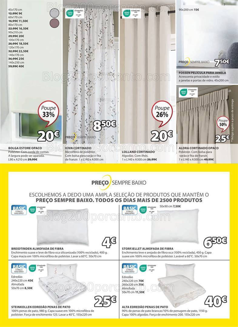 Antevisão Folheto JYSK Promoções de 4 a 31 janeiro