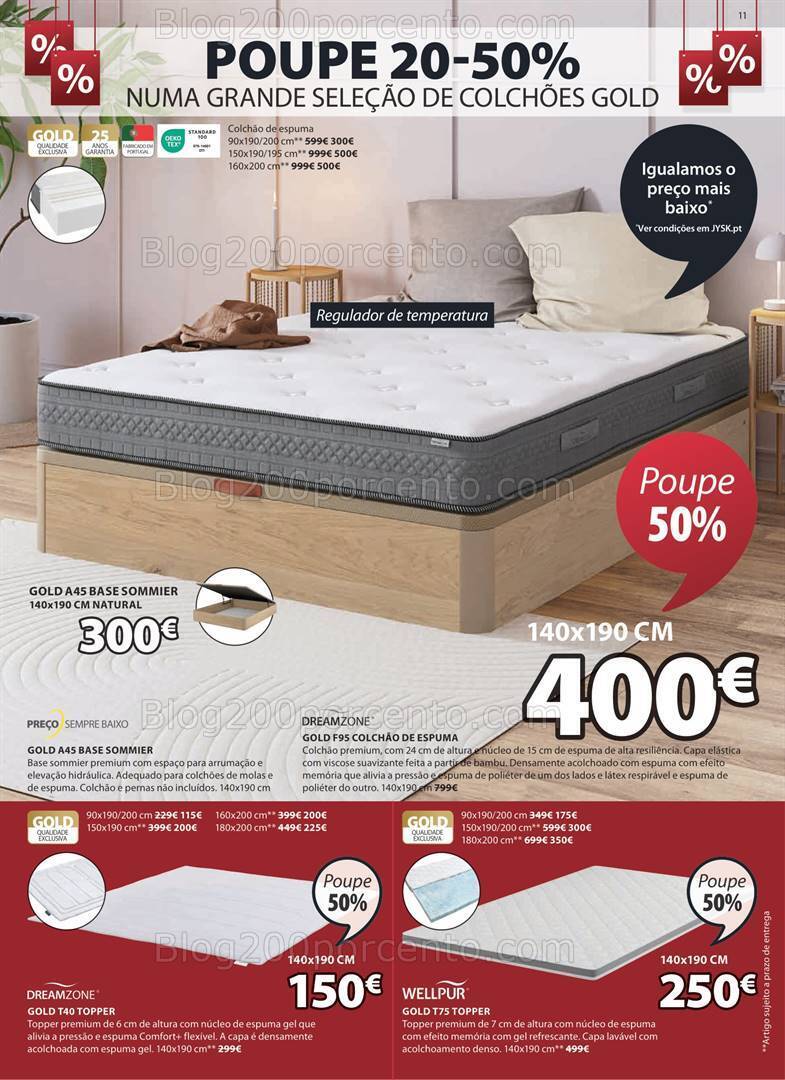 Antevisão Folheto JYSK Promoções de 4 a 31 janeiro