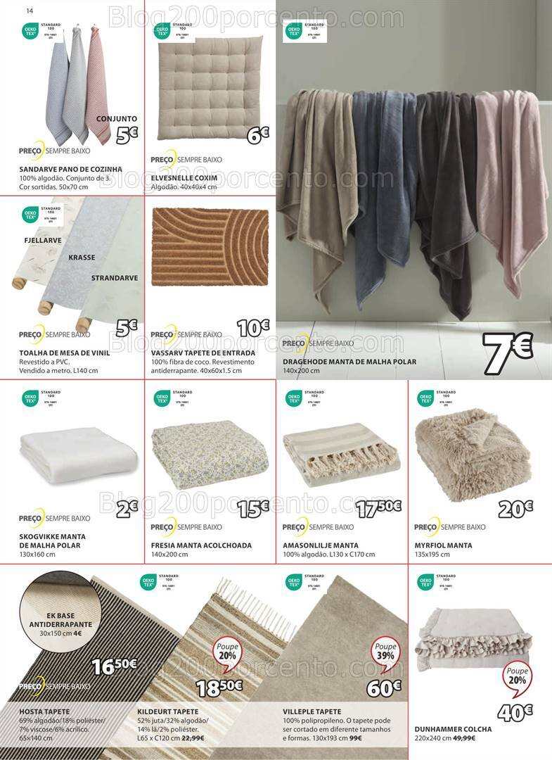 Antevisão Folheto JYSK Promoções de 4 a 31 janeiro