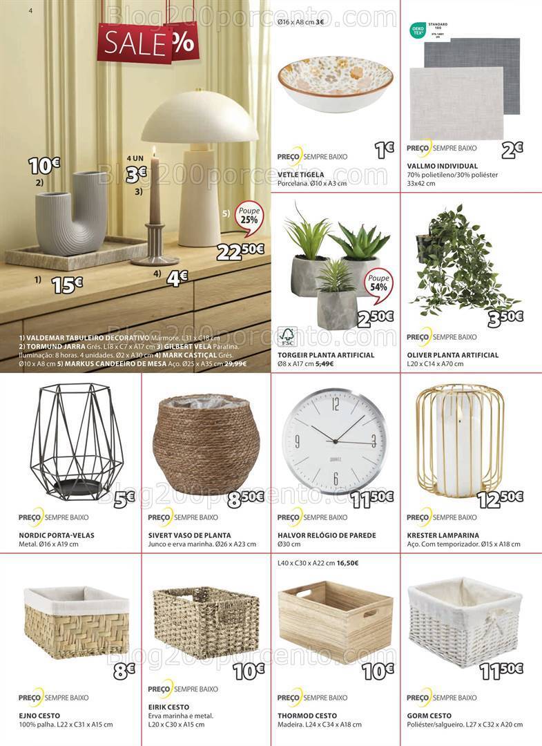 Antevisão Folheto JYSK Promoções de 25 a 31 janeiro