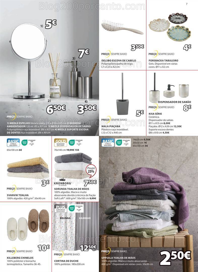 Antevisão Folheto JYSK Promoções de 25 a 31 janeiro