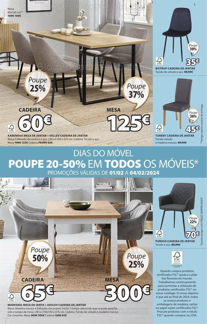 Antevisão Folheto JYSK Promoções de 1 fevereiro a 6 março