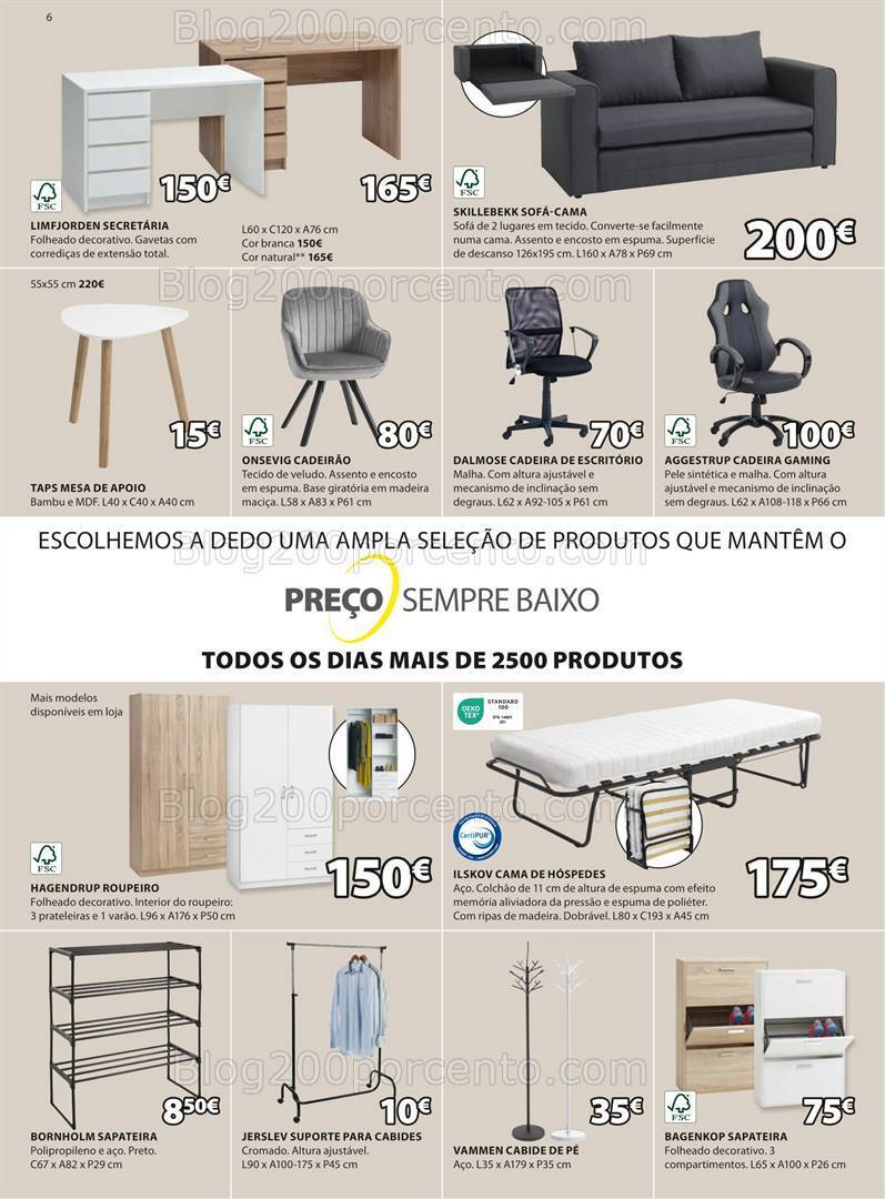 Antevisão Folheto JYSK Promoções de 22 fevereiro a 6 março