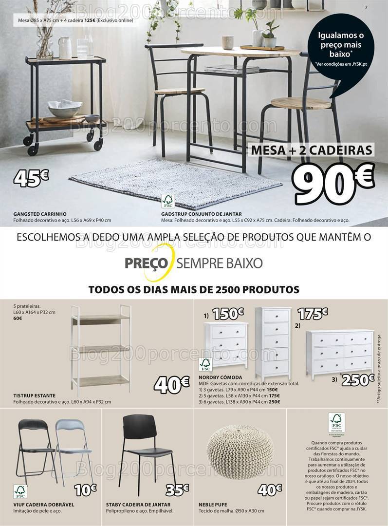 Antevisão Folheto JYSK Promoções de 22 fevereiro a 6 março