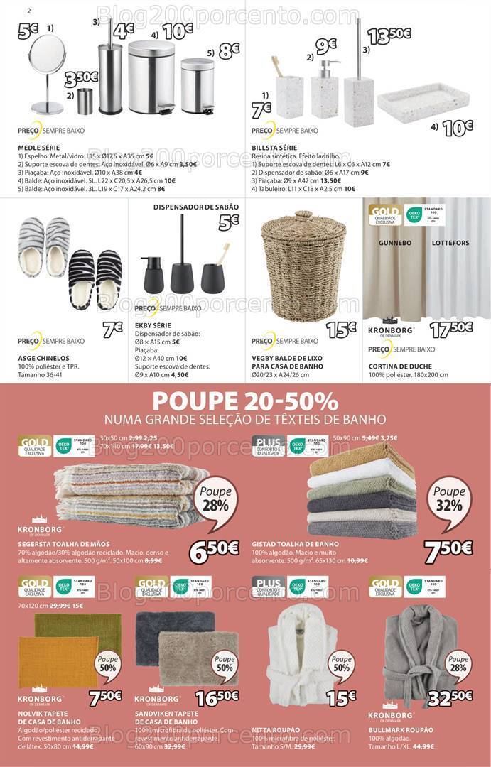 Antevisão Folheto JYSK Promoções de 29 fevereiro a 6 março