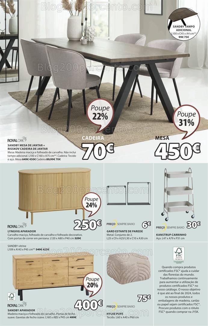 Antevisão Folheto JYSK Promoções de 29 fevereiro a 6 março