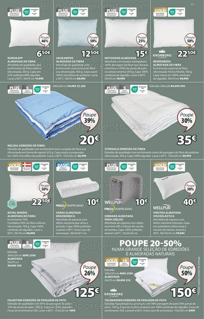 Antevisão Folheto JYSK Promoções de 29 fevereiro a 6 março