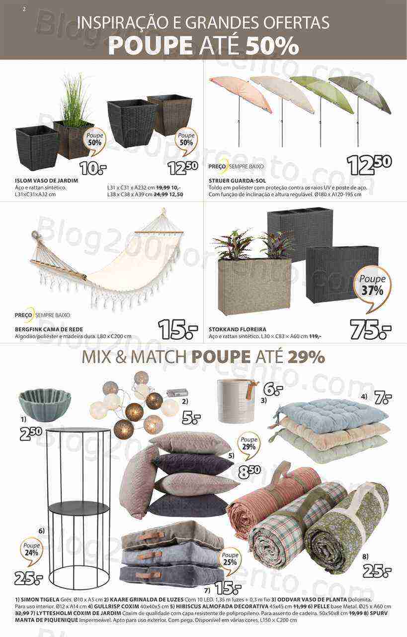 Antevisão Folheto JYSK Promoções de 9 março a 12 abril