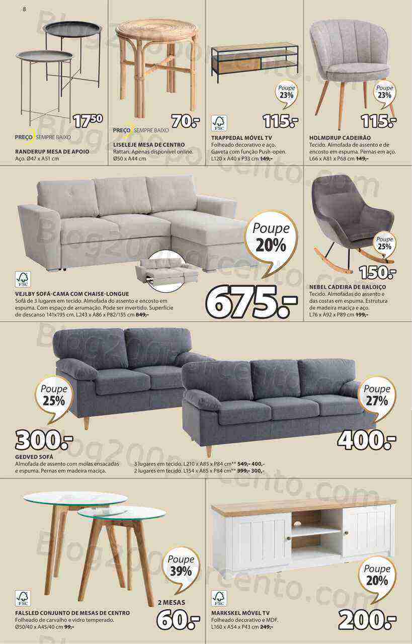 Antevisão Folheto JYSK Promoções de 9 março a 12 abril