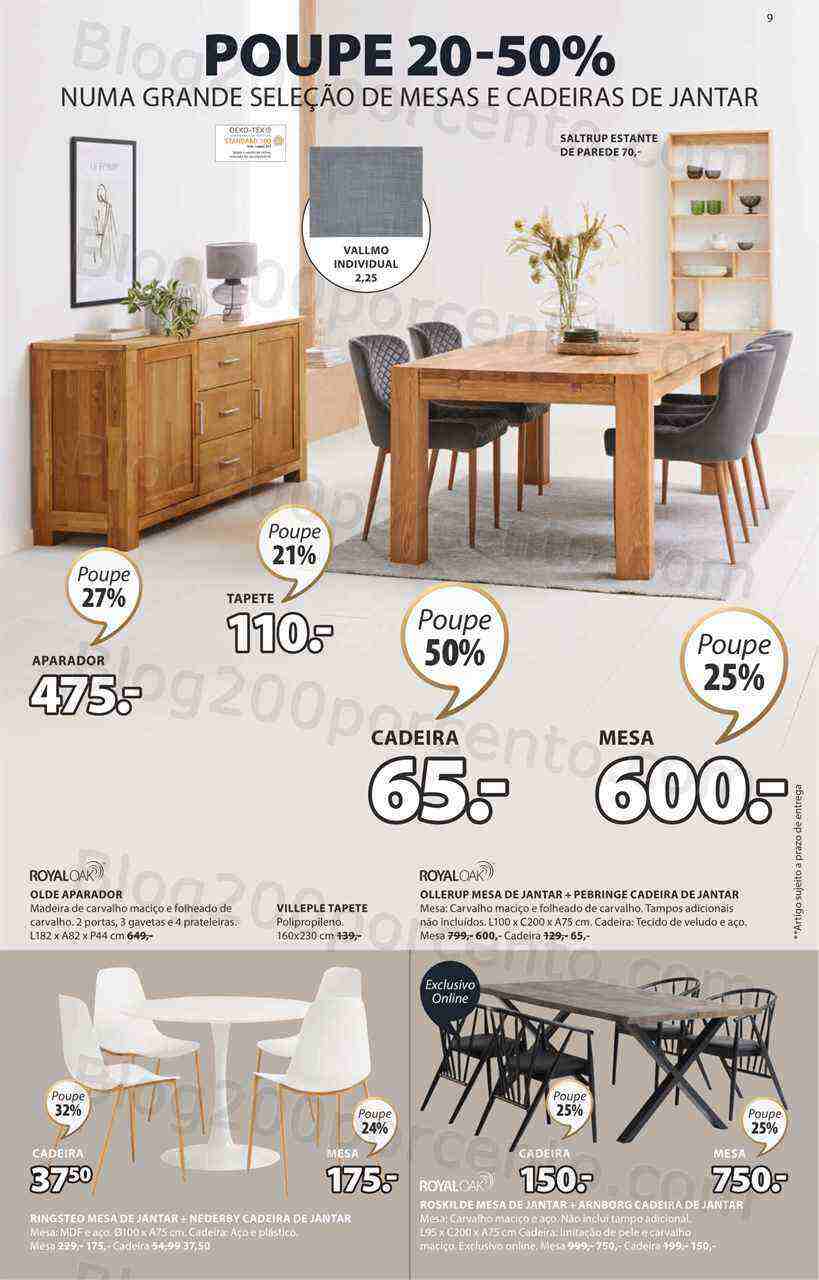 Antevisão Folheto JYSK Promoções de 9 março a 12 abril