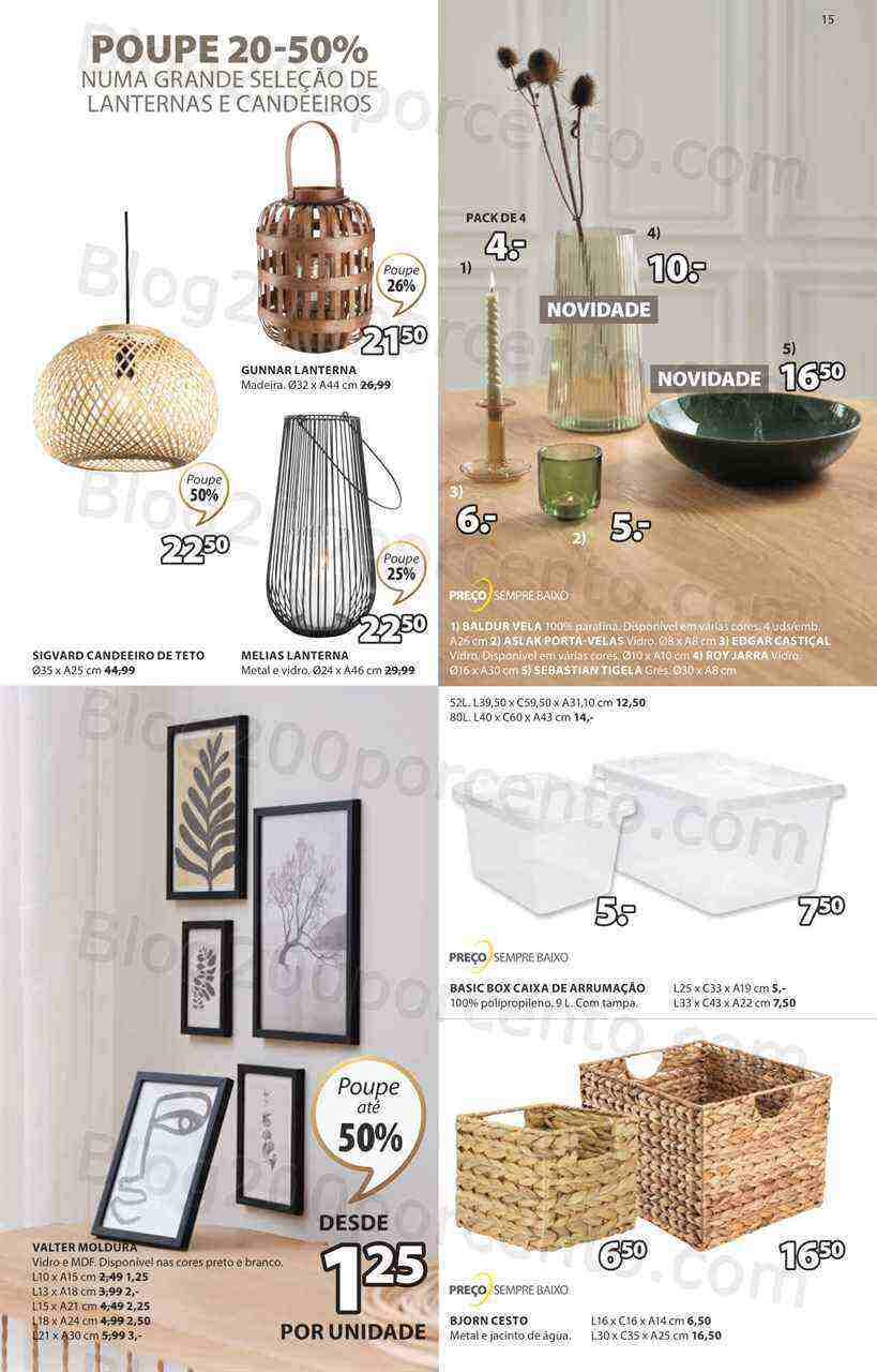 Antevisão Folheto JYSK Promoções de 9 março a 12 abril