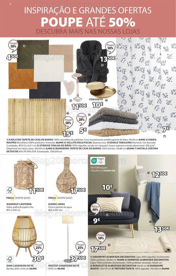 Antevisão Folheto JYSK Promoções de 7 março a 14 abril