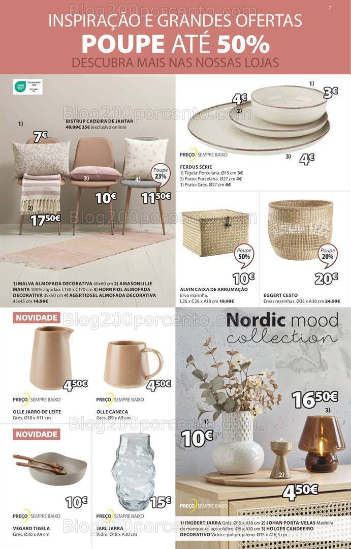 Antevisão Folheto JYSK Promoções de 7 março a 14 abril