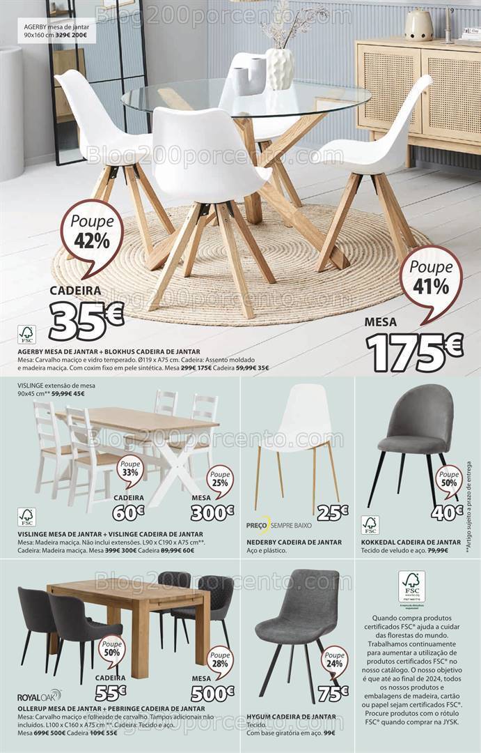 Antevisão Folheto JYSK Promoções de 7 março a 14 abril