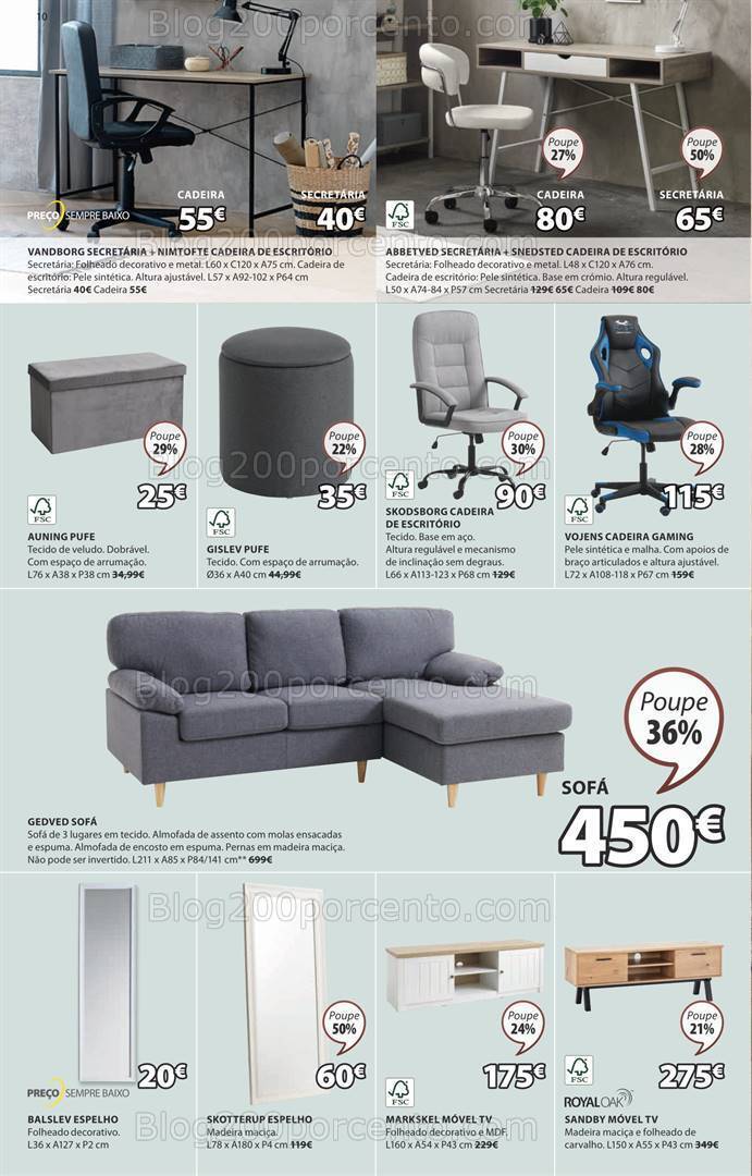 Antevisão Folheto JYSK Promoções de 7 março a 14 abril